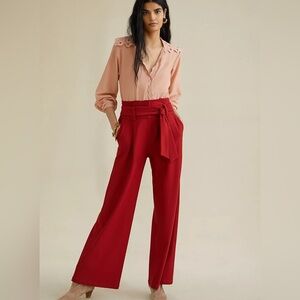 ANTHRO Paperbag Wide‎ Leg Trousers